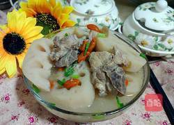 菜脯莲藕煲排骨的做法图解8