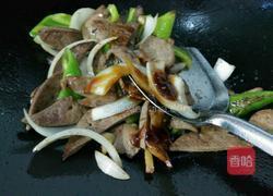 青椒猪肝的做法图解8