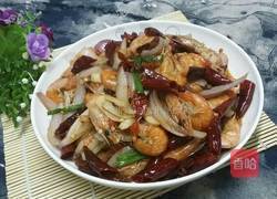 辣椒炒虾的做法图解6