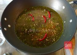 酸汤金针汆肥羊的做法图解6