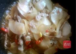白萝卜炒肉的做法图解11