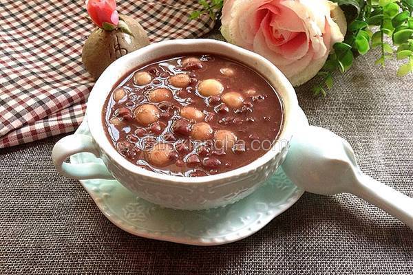 赤豆汤圆的做法 菜谱 香哈网