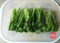 麻汁油麦菜的做法图解1