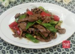 小炒猪心的做法图解6