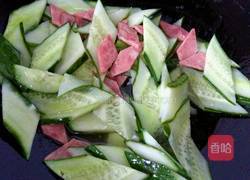 火腿黄瓜的做法图解7