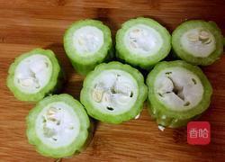 清蒸苦瓜塞肉的做法图解3