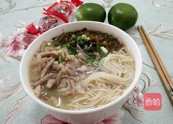 雪菜肉丝面的做法图解8