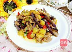 茄子烧土豆的做法图解1
