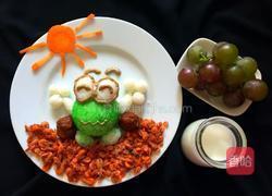 爱心趣味早餐的做法图解8