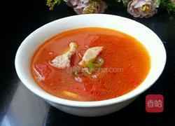 西红柿肉片汤的做法图解8