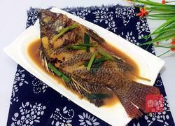 葱烧罗非鱼的做法图解7