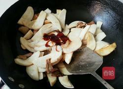 鸡腿菇炒肉片的做法图解5