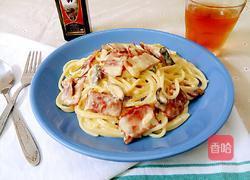 奶油培根意大利面的做法图解17