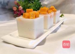 芒果牛奶布丁的做法图解9