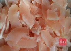 红心柚皮沾白糖的做法图解3