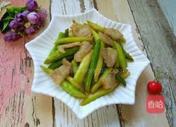 芦笋炒肉片的做法图解7
