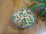 简易鸡腿蔬菜沙拉的做法[图]