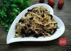 木耳干豆腐炒肉丝的做法图解10