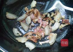 五花肉炒秋葵的做法图解4