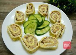 蛋皮肉卷的做法图解10