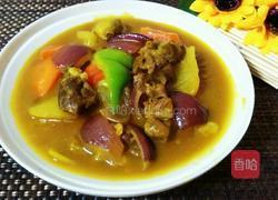 咖喱土豆炖牛腩的做法图解20