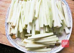 辣炒茄子丝的做法图解1