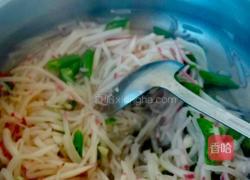 炝炒萝卜丝的做法图解8