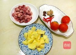 番茄土豆炖牛肉的做法图解1