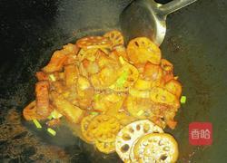 莲藕红烧肉的做法图解9