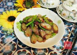 青椒炒茄子的做法图解8