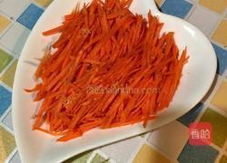 蒸胡萝卜丝的做法图解3