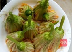 南瓜花酿肉的做法图解5