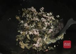 咸菜炒肉末的做法图解4