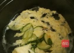 黄瓜鸡蛋汤的做法图解5
