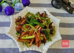 青椒炒豆腐干的做法图解7