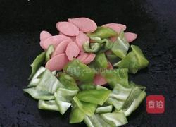 尖椒火腿炒鸡蛋的做法图解8