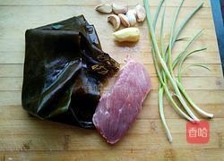 海带炒肉丝的做法图解1