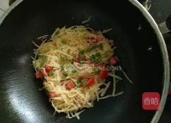 西红柿土豆丝的做法图解5