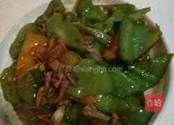 青椒炒肉的做法图解5
