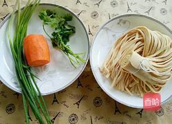 香葱拌干豆腐卷的做法图解1