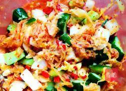 Illustration of how to make Korean kimchi and pickled cucumbers 6