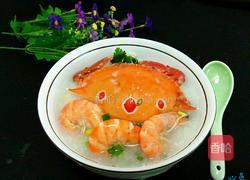 潮汕虾蟹砂锅粥的做法图解5