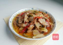 泡菜炒猪肝的做法图解12