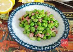 烂肉青豆的做法图解1