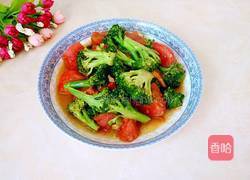 番茄西兰花的做法图解7