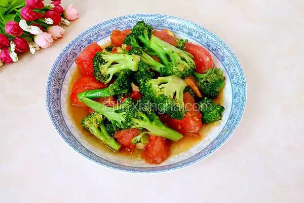 番茄西兰花
