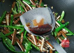 青椒炒酱干的做法图解6