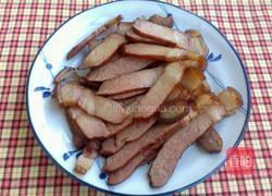 苦瓜炒腊肉的做法图解2