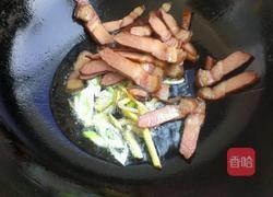 苦瓜炒腊肉的做法图解4