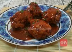 狮子头的做法图解6